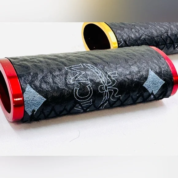 Authentic MCM Designer Lighter Case Black W/Red Trim Only NWOT - Picture 3 of 3